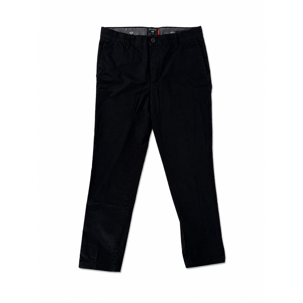 Dockers Black Slim Fit Chino Pants Men’s Size 31 Casual Trousers